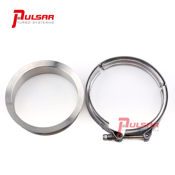 Pulsar Turbos S400 T6 Turbo 5″ Stainless Steel Flange Clamp Kit