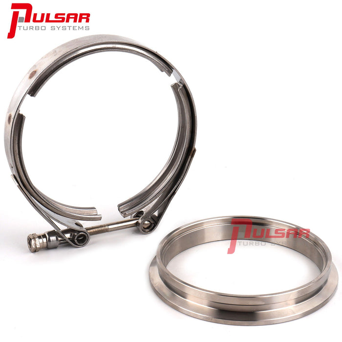 Pulsar Turbos S400 T4 Turbo 4″ Stainless Steel Flange Clamp Kit