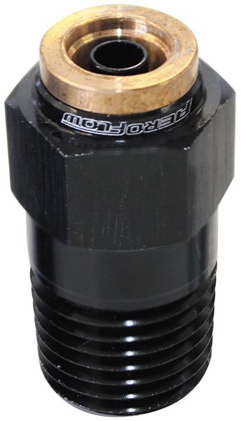 Aeroflow 02Blk 1 8 Npt Straight To 1 4 120 AF121-04-02BLK