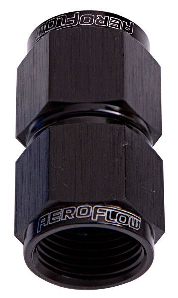 Aeroflow Straight Female Flare 20An AF131-20BLK