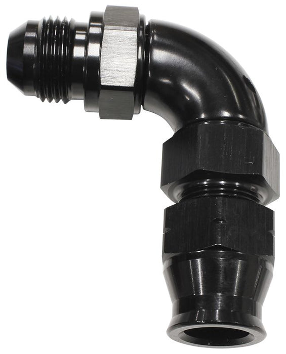 Aeroflow 1 4 Tube 90 Deg Male 4An AF137-04BLK