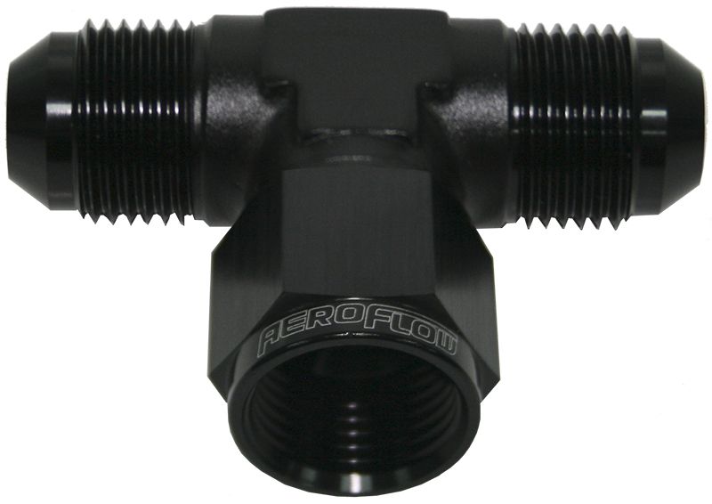 Aeroflow An Tee 10An Female Nut AF144-10BLK