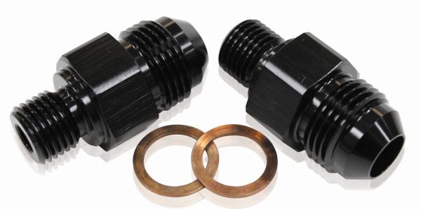 Aeroflow Th400 Trans Fitting 6 X 1 4 AF375-06BLK