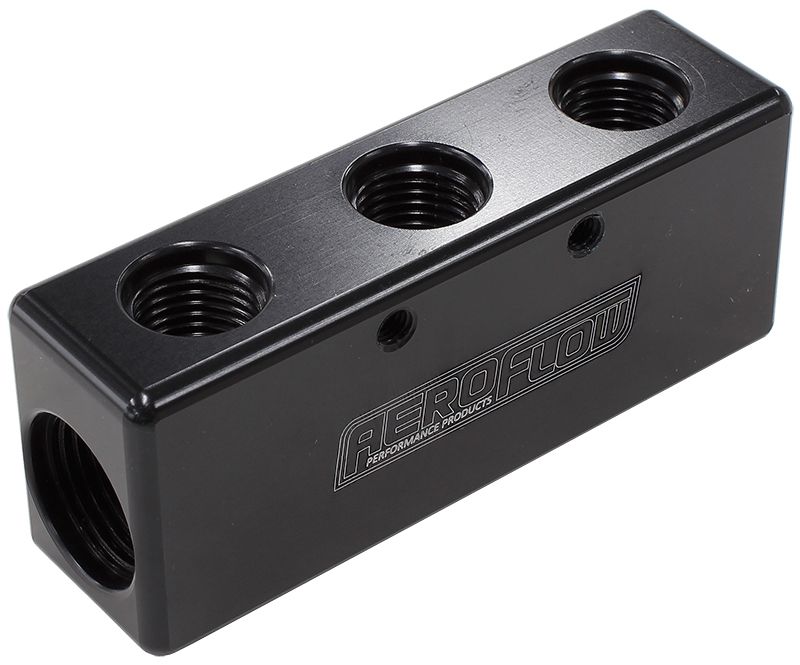 Aeroflow 06Blk 3X 6Orb 2X 8Orb Distribution AF456-08-06BLK