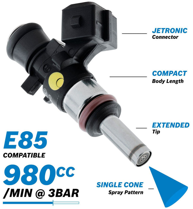 Aeroflow Bosch 980Cc Fuel Injector AF49-1907