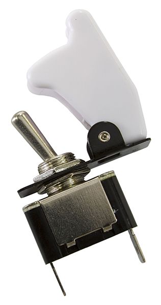 Aeroflow White Covered Missile Switch AF49-5003