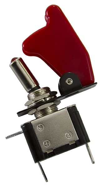 Aeroflow Red Led Missile Switch AF49-5050