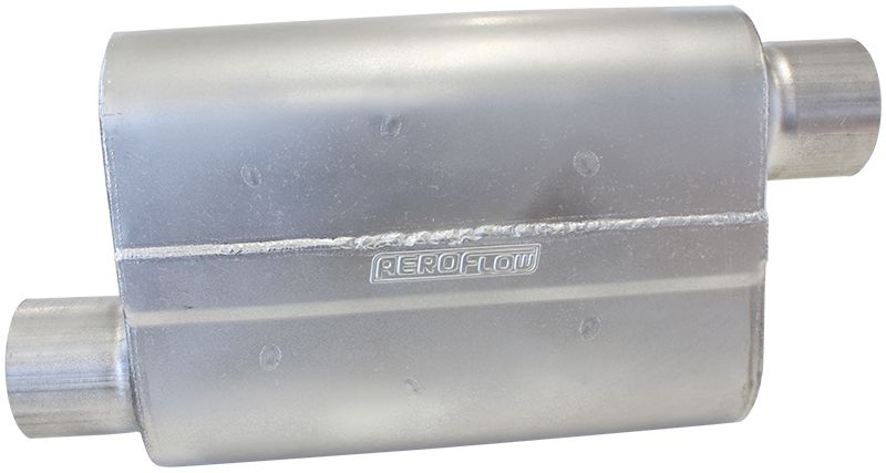 Aeroflow 2 5 Offset Offset Muffler AF5000-250