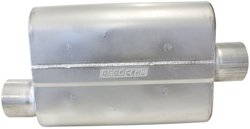 Aeroflow 2 5 Offset Center Muffler AF5001-250