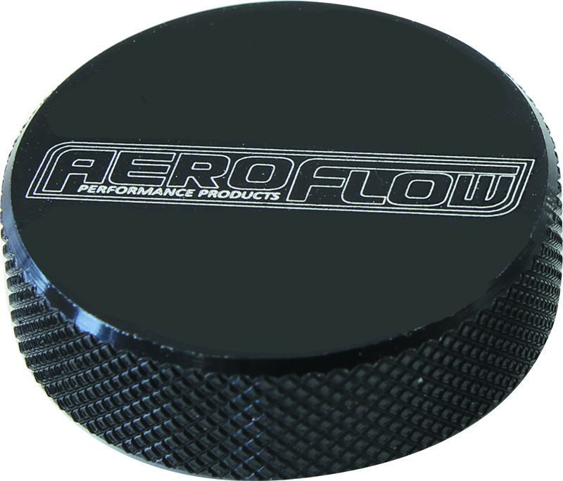 Aeroflow Tall Air Clean Nut 1 4 Black AF55-1005BLK