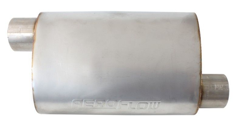 Aeroflow 2 5 Offset Offset Muffler AF5500-250