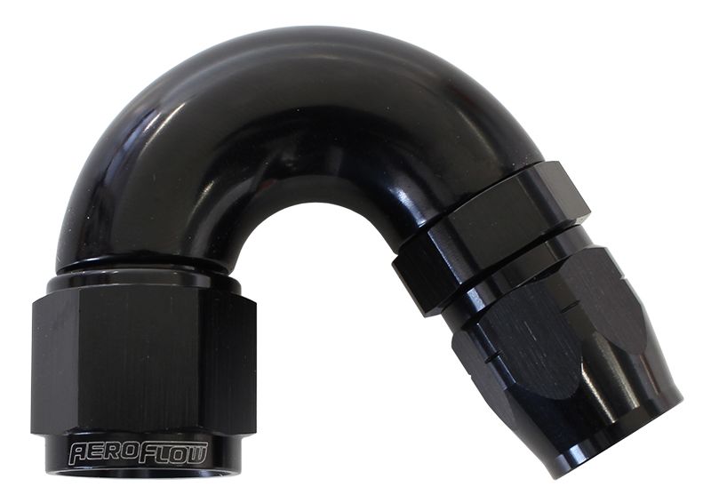 Aeroflow 10Blk Stepped 150 Deg Hoseend 8 Hos AF555-08-10BLK