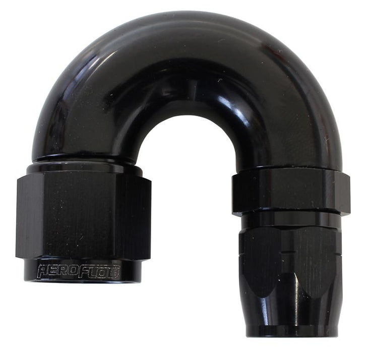 Aeroflow 10Blk Stepped 180 Deg Hoseend 8 Hos AF556-08-10BLK