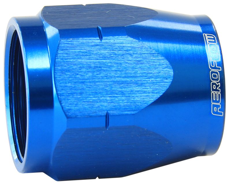 Aeroflow Blue Hose End Socket AF559-10DCBL