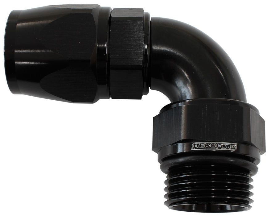 Aeroflow 06Dblk Male End 6Orb To 6An Teflon AF583-06-06DBLK