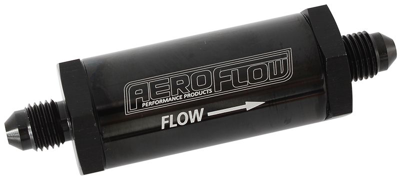 Aeroflow 3An Inline Fuel Oil Filter AF607-03BLK