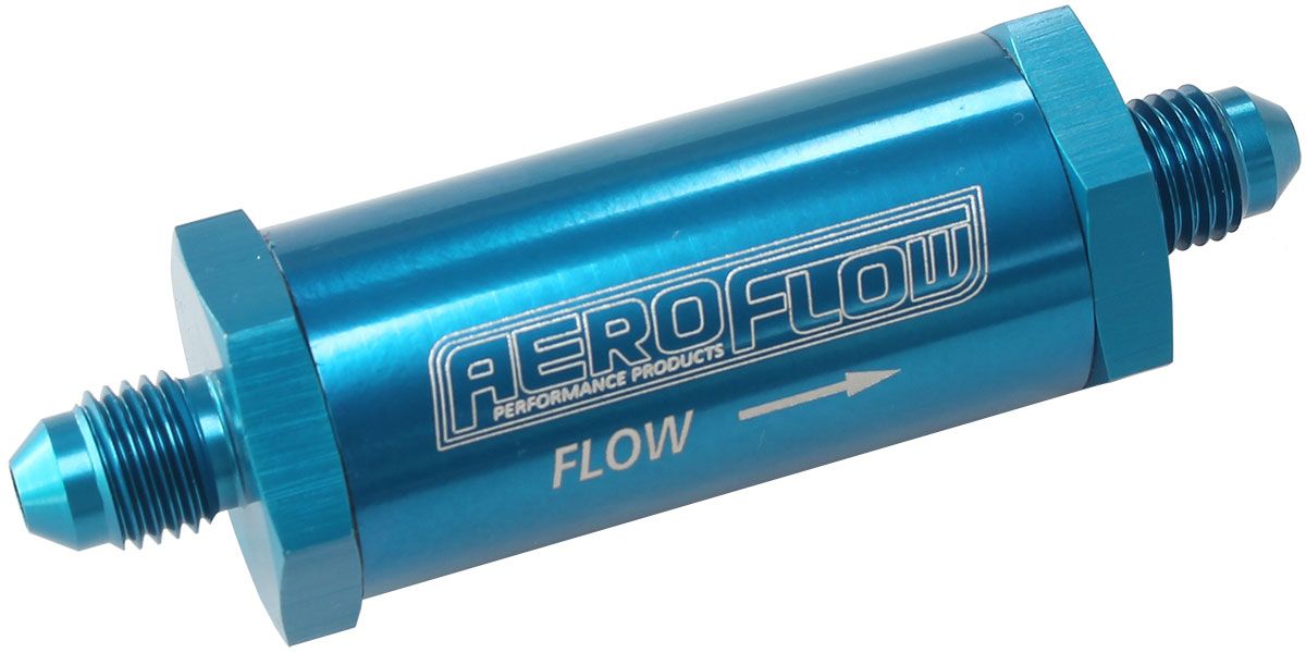 Aeroflow 4An Inline Fuel Oil Filter AF607-04