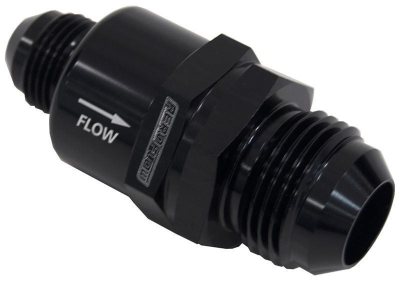 Aeroflow 08Blk Check Valve Inline 12 To 8An AF612-12-08BLK