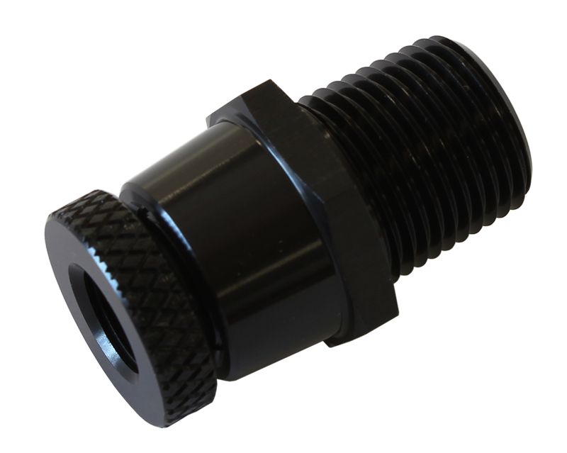 Aeroflow 3 8 Npt Inline Tap Drain 1 8 AF615-01BLK