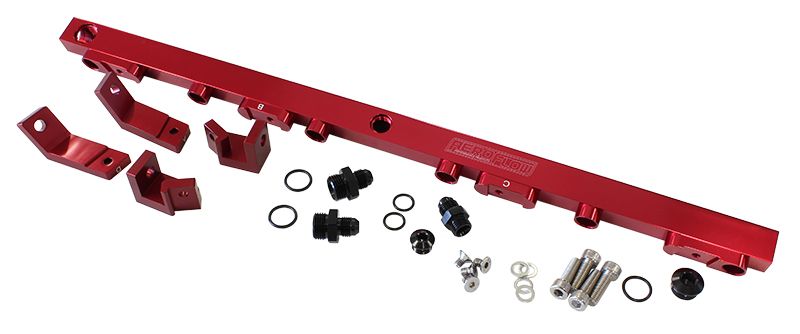 Aeroflow Fuel Rail Kit Ba Bf Red AF64-2004R