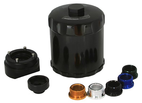 Aeroflow Oil Filter Black AF64-2016BLK