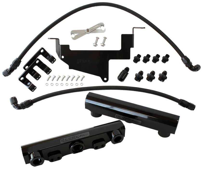 Aeroflow Toyota 86 Brz Fuel Rail Kit AF64-2131BLK