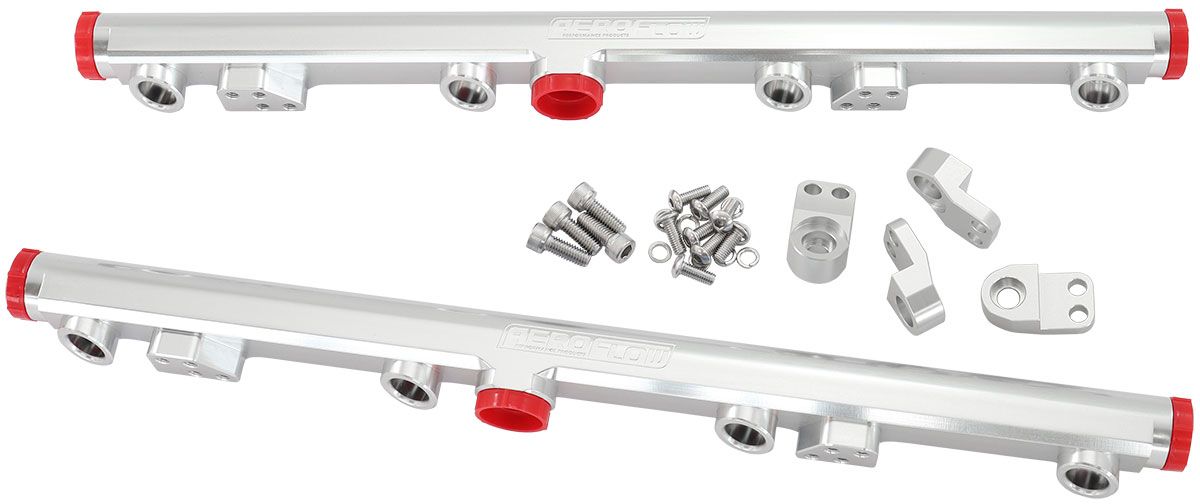 Aeroflow Gm Ls1 Ls2 Fuel Rail Silver AF64-2155S