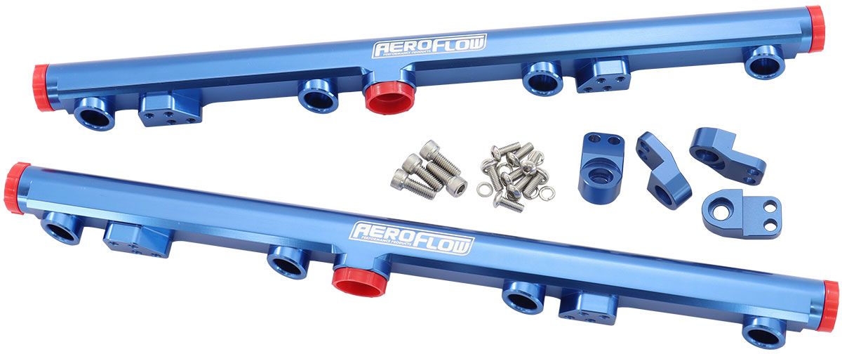 Aeroflow Gm Ls1 Ls2 Ls3 Fuel Rail Blue AF64-2155