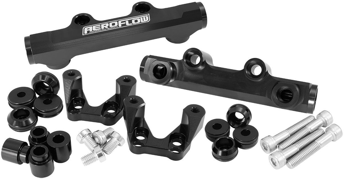 Aeroflow Subaru Ej20 Ej25 Fuel Rail AF64-2258BLK