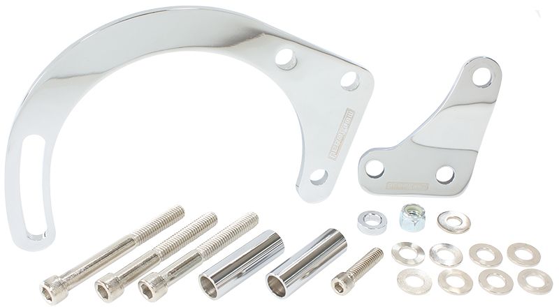 Aeroflow Low Mount Alt Bracket Chrome AF64-4015