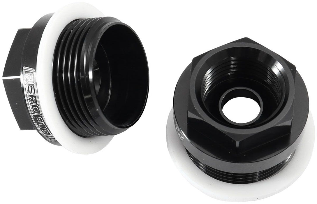 Aeroflow Holley Carb Inlet Fitting AF700-03BLK