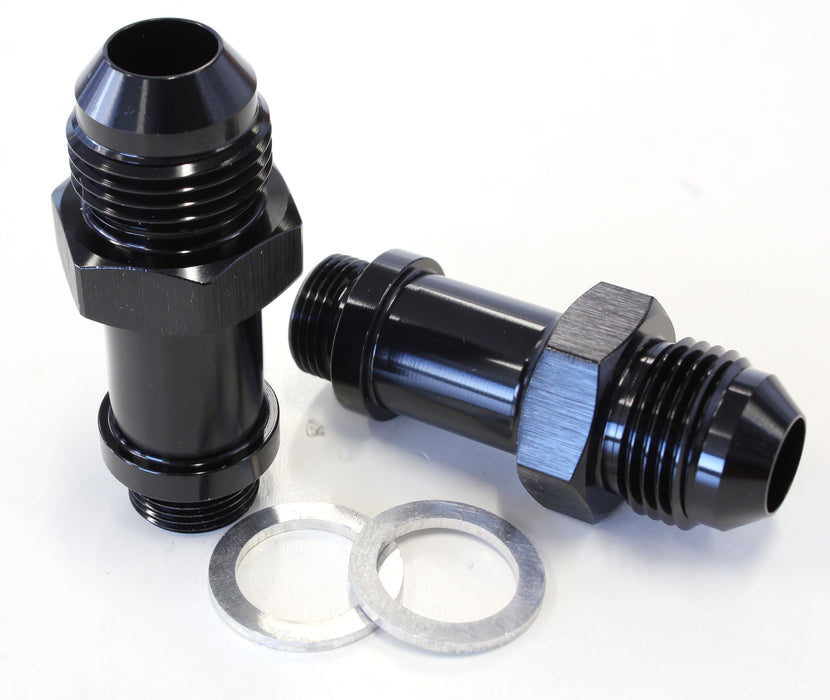 Aeroflow Bg Demon Inlet Fitting 8An AF701-08BLK