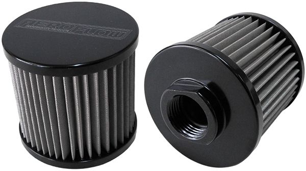 Aeroflow 12An S S Billet Breather AF77-2001BLK