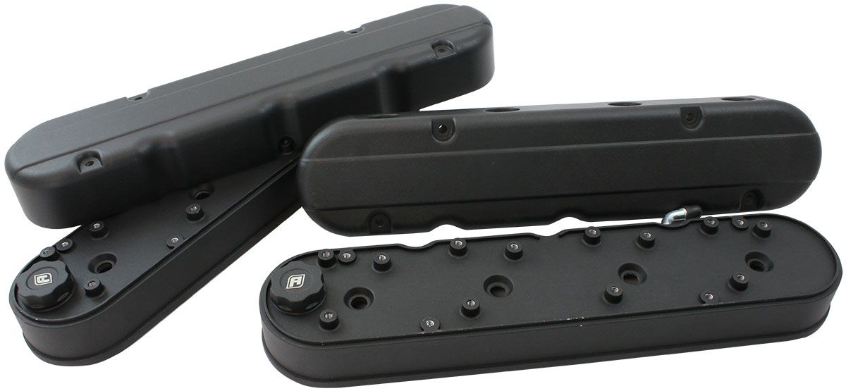 Aeroflow Gm Ls 2 Piece Valve Covers AF77-5021BLK