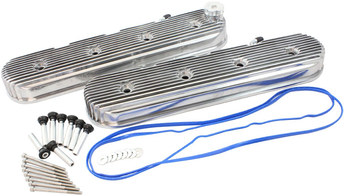 Aeroflow Gm Ls Retro Finned Valve Cover AF77-5022P