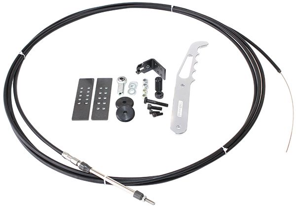 Aeroflow Cable Kit With Chrome Handle Black Accessories AF80-1000