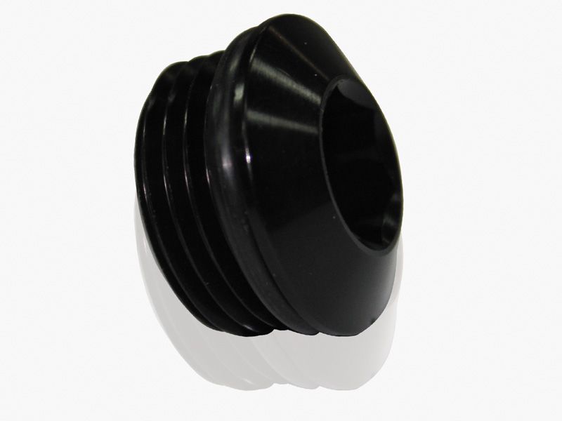 Aeroflow Orb Slimline Port Plug 4An AF813-04BLK