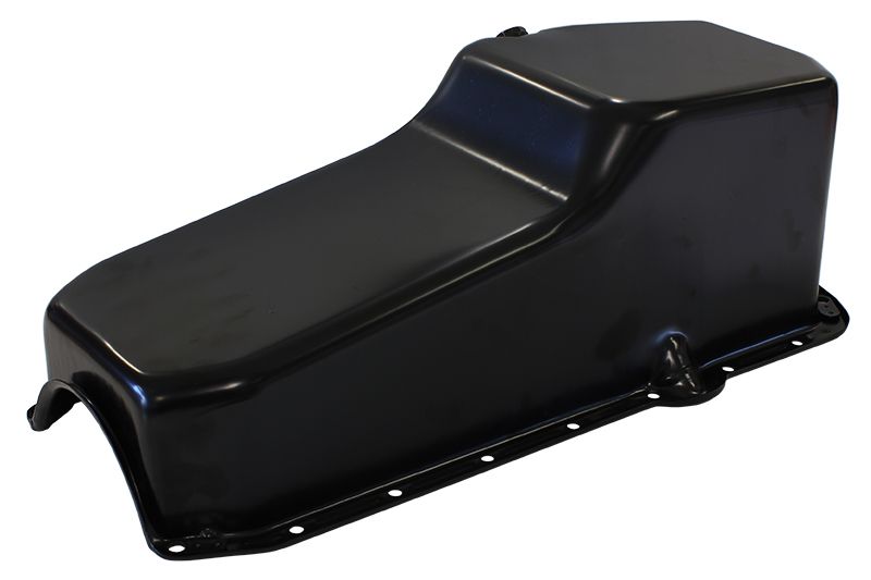 Aeroflow Steel Stock Oil Pan Sbc Black AF82-9092BLK