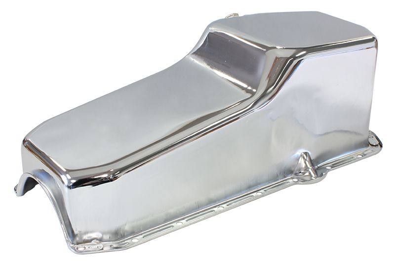 Aeroflow Steel Stock Oil Pan Sbc Chrome AF82-9092C