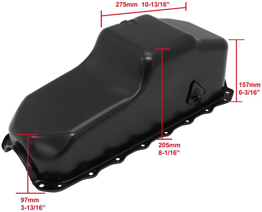 Aeroflow Stock 253 308 Holden Oil Pan AF82-9308BLK