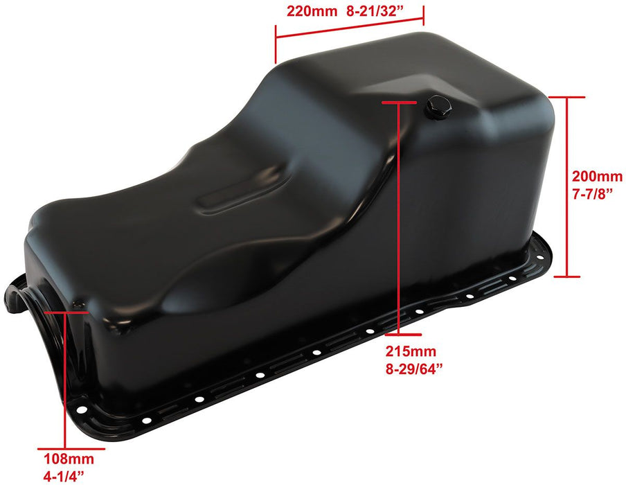 Aeroflow Stock Ford 351W V8 Oil Pan AF82-9532BLK