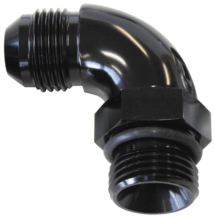 Aeroflow 20Blk 90 Deg 20Orb To 16An Complet AF903-16-20BLK