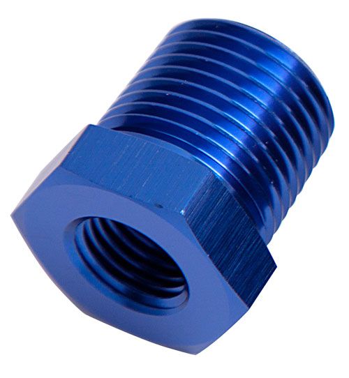 Aeroflow 06 Npt Pipe Reducer Blue AF912-12-06