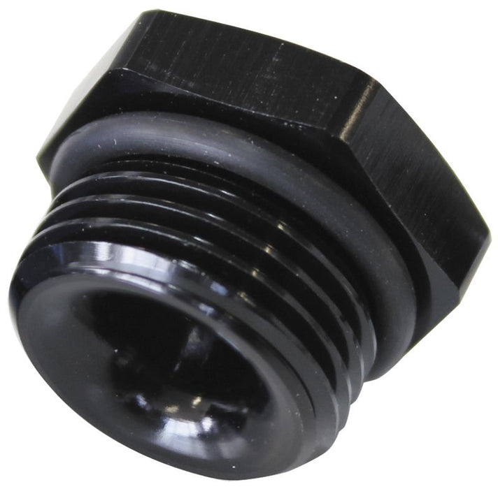 Aeroflow 02Blk 12Orb Port Reducer To 1 8 Npt AF912-P12-02BLK