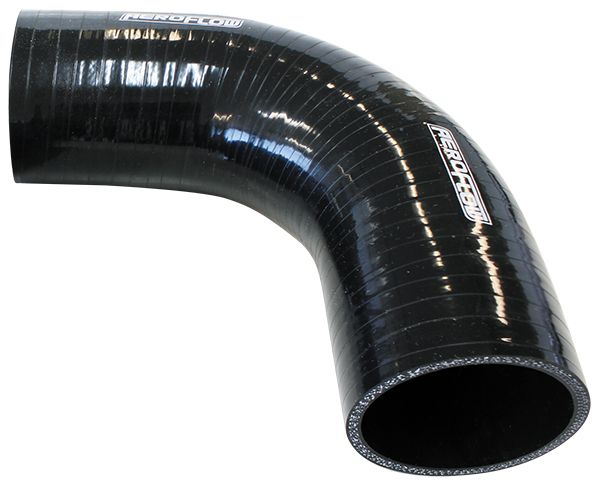 Aeroflow Silicone Hose 90 Deg Black AF9203-425