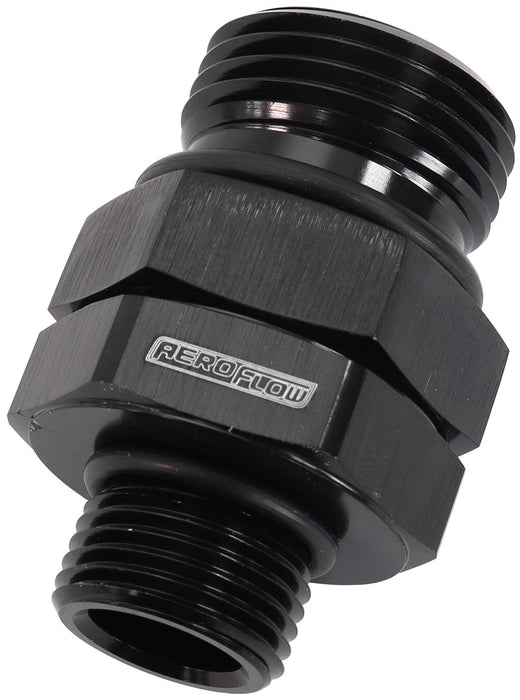 Aeroflow 08Blk 12 Orb Swivel To 8 Orb AF929-12-08BLK