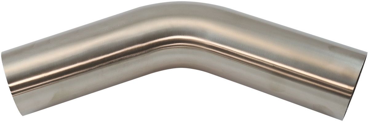 Aeroflow 304 S S Bend 45 Deg 3 1 2 O D AF9502-3500