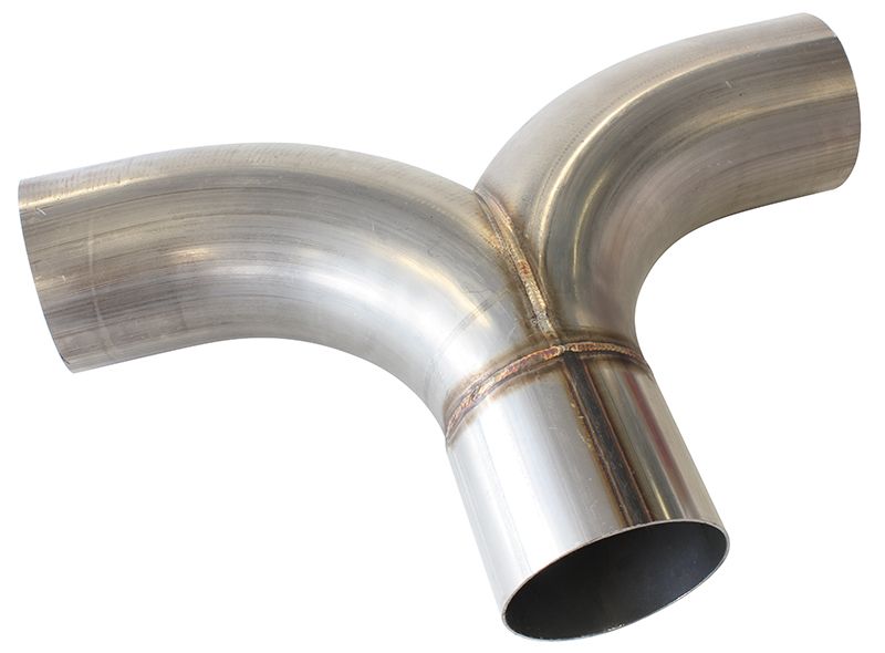 Aeroflow 304 S S Y Pipe 2 1 2 Radius AF9544-2500