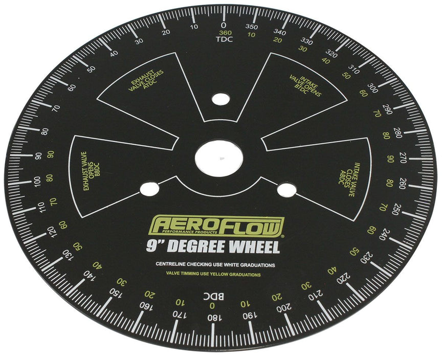 Aeroflow 9 Cam Degree Wheel AF98-2120