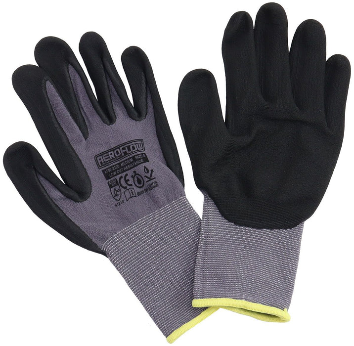 Aeroflow Mechanic Gloves Large Nitrile AF98-2221